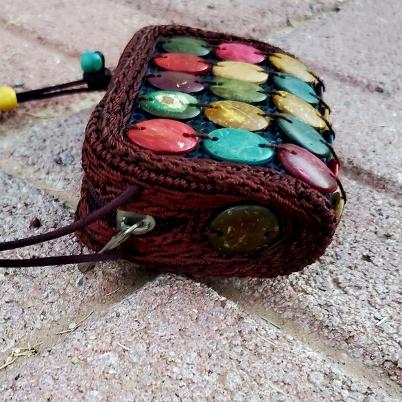 Beaded Bohemian Western Festival Cross Body Wallet Coin Tiny Purse Neckl… - Picture 3 of 6